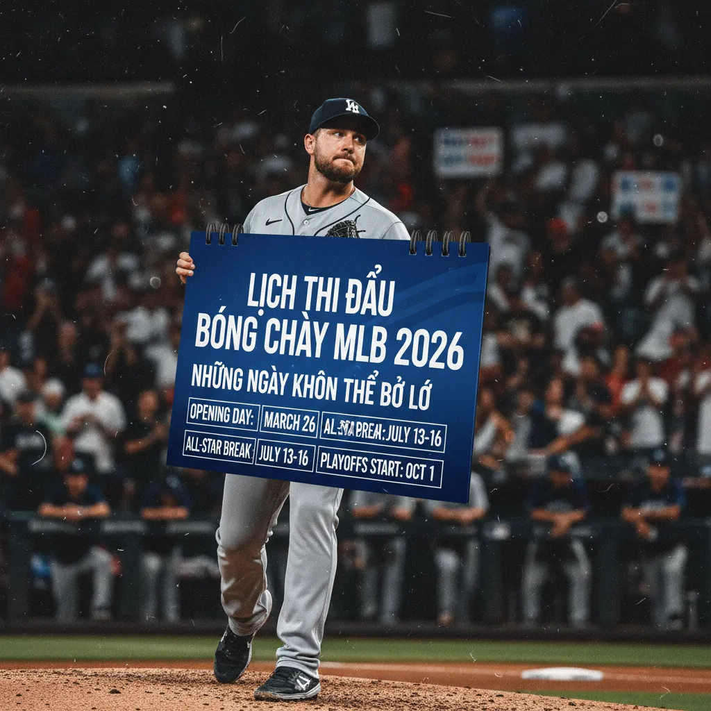 Tổng quan Lịch thi đấu MLB 2026: Những ngày không thể bỏ lỡ
